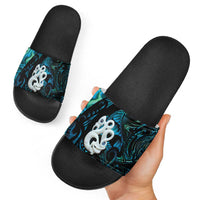 Manaia New Zealand Matariki Slide Sandals NZ Paua Shell Maori Art LT14 - Polynesian Pride