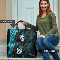 Manaia New Zealand Matariki Travel Bag NZ Paua Shell Maori Art LT14 - Polynesian Pride