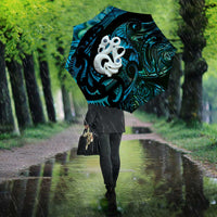 Manaia New Zealand Matariki Umbrella NZ Paua Shell Maori Art LT14 - Polynesian Pride