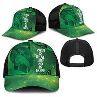 World Mental Health Awareness Month Baseball Net Cap Warriors Brave Strong Galaxy Vibes LT14 - Polynesian Pride