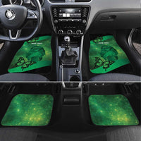World Mental Health Awareness Month Car Mats Warriors Brave Strong Galaxy Vibes LT14 Set 4pcs Green - Polynesian Pride