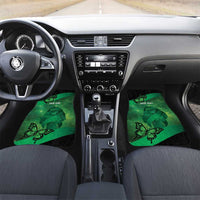 World Mental Health Awareness Month Car Mats Warriors Brave Strong Galaxy Vibes LT14 Set 2pcs - Front Green - Polynesian Pride