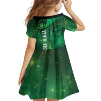 Personalised World Mental Health Awareness Month Family Matching Summer Maxi Dress and Hawaiian Shirt Warriors Brave Strong Galaxy Vibes