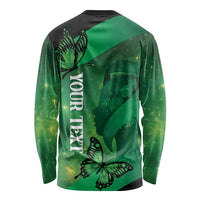 Personalised World Mental Health Awareness Month Long Sleeve Shirt Warriors Brave Strong Galaxy Vibes LT14 - Polynesian Pride