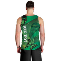 Personalised World Mental Health Awareness Month Men Tank Top Warriors Brave Strong Galaxy Vibes LT14 - Polynesian Pride