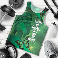 Personalised World Mental Health Awareness Month Men Tank Top Warriors Brave Strong Galaxy Vibes LT14 - Polynesian Pride