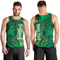 Personalised World Mental Health Awareness Month Men Tank Top Warriors Brave Strong Galaxy Vibes LT14 - Polynesian Pride