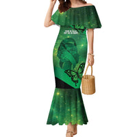 Personalised World Mental Health Awareness Month Mermaid Dress Warriors Brave Strong Galaxy Vibes