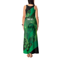 Personalised World Mental Health Awareness Month Tank Maxi Dress Warriors Brave Strong Galaxy Vibes