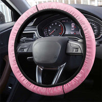 Polynesia Breast Cancer Awareness Month Steering Wheel Cover Pink Ribbon Mix Butterflies LT14 - Polynesian Pride