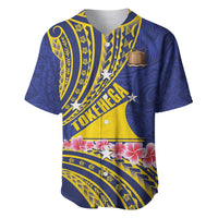 Personalised Tokelau Tokehega Day Baseball Jersey Tokelauan Tatau Flag Color - Polynesian Pride