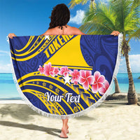 Personalised Tokelau Tokehega Day Beach Blanket Tokelauan Tatau Flag Color - Polynesian Pride