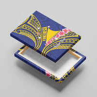 Personalised Tokelau Tokehega Day Canvas Wall Art Tokelauan Tatau Flag Color - Polynesian Pride