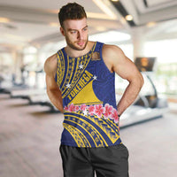 Personalised Tokelau Tokehega Day Men Tank Top Tokelauan Tatau Flag Color - Polynesian Pride