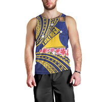 Personalised Tokelau Tokehega Day Men Tank Top Tokelauan Tatau Flag Color - Polynesian Pride