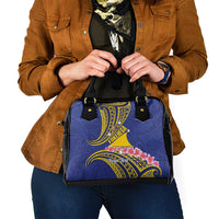 Personalised Tokelau Tokehega Day Shoulder Handbag Tokelauan Tatau Flag Color - Polynesian Pride