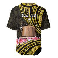 Personalised Tokelau Tokehega Day Baseball Jersey Tokelauan Tatau Black Color - Polynesian Pride