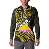 Personalised Tokelau Tokehega Day Button Sweatshirt Tokelauan Tatau Black Color - Polynesian Pride