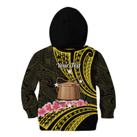 Personalised Tokelau Tokehega Day Kid Hoodie Tokelauan Tatau Black Color - Polynesian Pride