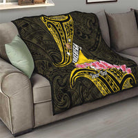 Personalised Tokelau Tokehega Day Quilt Tokelauan Tatau Black Color - Polynesian Pride