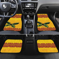 Personalised Tufi Tapa and Tattoo Festival Car Mats PNG Oro Butterfly Tapa Pattern - Polynesian Pride