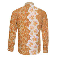 Personalised Tufi Tapa and Tattoo Festival Family Matching Summer Maxi Dress and Hawaiian Shirt Oro Tapa Cloth With Plumeria - Polynesian Pride