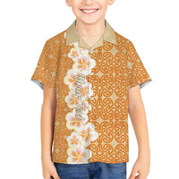 Personalised Tufi Tapa and Tattoo Festival Hawaiian Shirt Oro Tapa Cloth With Plumeria - Polynesian Pride