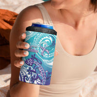 Personalised New Zealand Suicide Prevention Month 4 in 1 Can Cooler Tumbler You Matter NZ Fern With Maori Koru Lizard