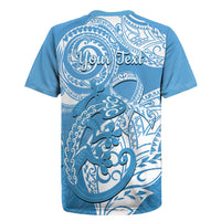 Personalised New Zealand Autism Awareness Rugby Jersey NZ Fern With Maori Koru Lizard