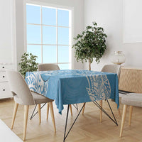 Personalised New Zealand Autism Awareness Tablecloth NZ Fern With Maori Koru Lizard LT14 - Polynesian Pride