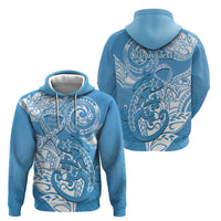 Personalised New Zealand Autism Awareness Zip Hoodie NZ Fern With Maori Koru Lizard LT14 - Polynesian Pride