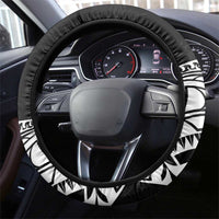New Zealand Silver Fern Rugby Steering Wheel Cover 2024 Aotearoa Maori Mascot Go All Black