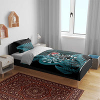 New Zealand Darts Christmas Bedding Set Maori Fern Merry Dartsmas - Polynesian Pride