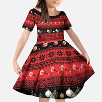 New Zealand Darts Christmas Family Matching Summer Maxi Dress and Hawaiian Shirt Merry Xmas Aotearoa Maori Red - Polynesian Pride