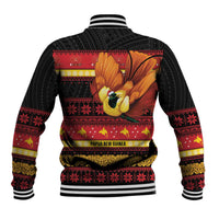 Papua New Guinea Christmas Baseball Jacket Bikpela hamamas blong dispela Krismas - Polynesian Pride