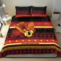 Papua New Guinea Christmas Bedding Set Bikpela hamamas blong dispela Krismas - Polynesian Pride