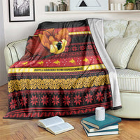 Papua New Guinea Christmas Blanket Bikpela hamamas blong dispela Krismas - Polynesian Pride