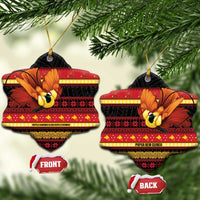 Papua New Guinea Christmas Ceramic Ornament Bikpela hamamas blong dispela Krismas - Polynesian Pride