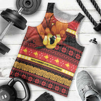 Papua New Guinea Christmas Men Tank Top Bikpela hamamas blong dispela Krismas - Polynesian Pride