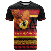 Papua New Guinea Christmas T Shirt Bikpela hamamas blong dispela Krismas - Polynesian Pride