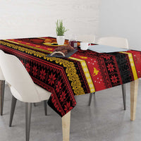 Papua New Guinea Christmas Tablecloth Bikpela hamamas blong dispela Krismas LT14 - Polynesian Pride