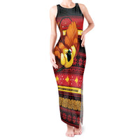 Papua New Guinea Christmas Tank Maxi Dress Bikpela hamamas blong dispela Krismas - Polynesian Pride