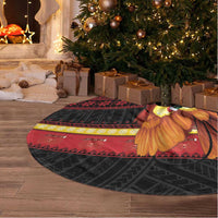 Papua New Guinea Christmas Tree Skirt Bikpela hamamas blong dispela Krismas - Polynesian Pride