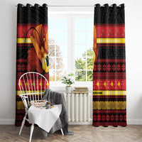 Papua New Guinea Christmas Window Curtain Bikpela hamamas blong dispela Krismas - Polynesian Pride