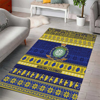 Niue Christmas Area Rug Monuina e Kilisimasi Hiapo Motifs - Polynesian Pride