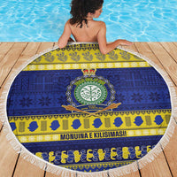 Niue Christmas Beach Blanket Monuina e Kilisimasi Hiapo Motifs LT14 - Polynesian Pride