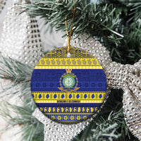 Niue Christmas Ceramic Ornament Monuina e Kilisimasi Hiapo Motifs LT14 - Polynesian Pride