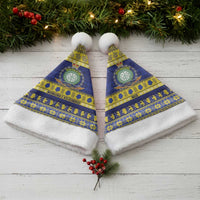 Niue Christmas Santa Hat Monuina e Kilisimasi Hiapo Motifs - Polynesian Pride