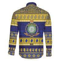 Niue Christmas Family Matching Puletasi and Hawaiian Shirt Monuina e Kilisimasi Hiapo Motifs LT14 - Polynesian Pride