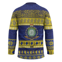 Niue Christmas Hockey Jersey Monuina e Kilisimasi Hiapo Motifs LT14 - Polynesian Pride